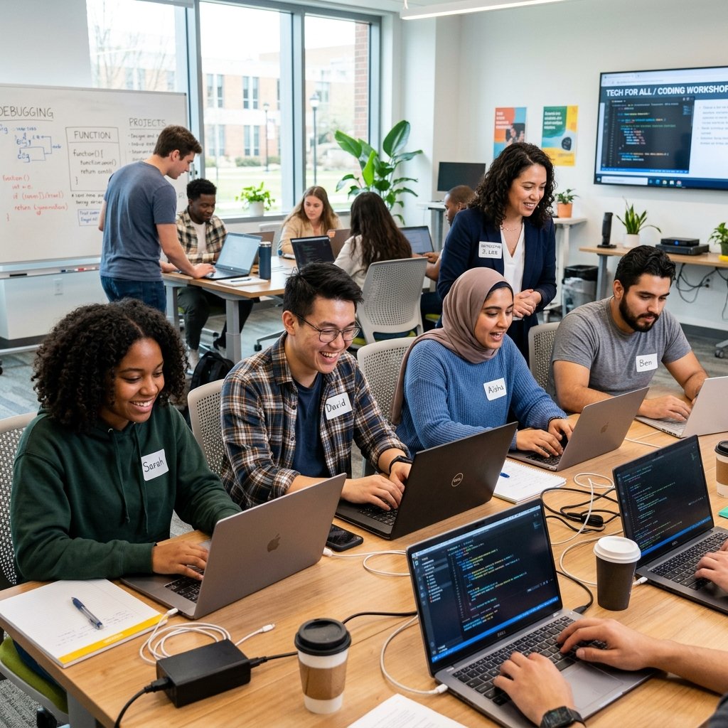 Students in training